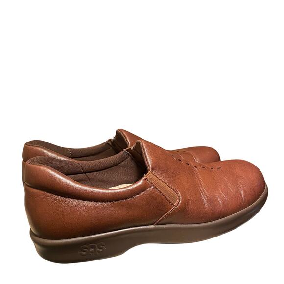 SAS "Viva" Women's Loafer, Leather, Brown, Slip On, Comfort, Size 7 - Picture 3 of 9